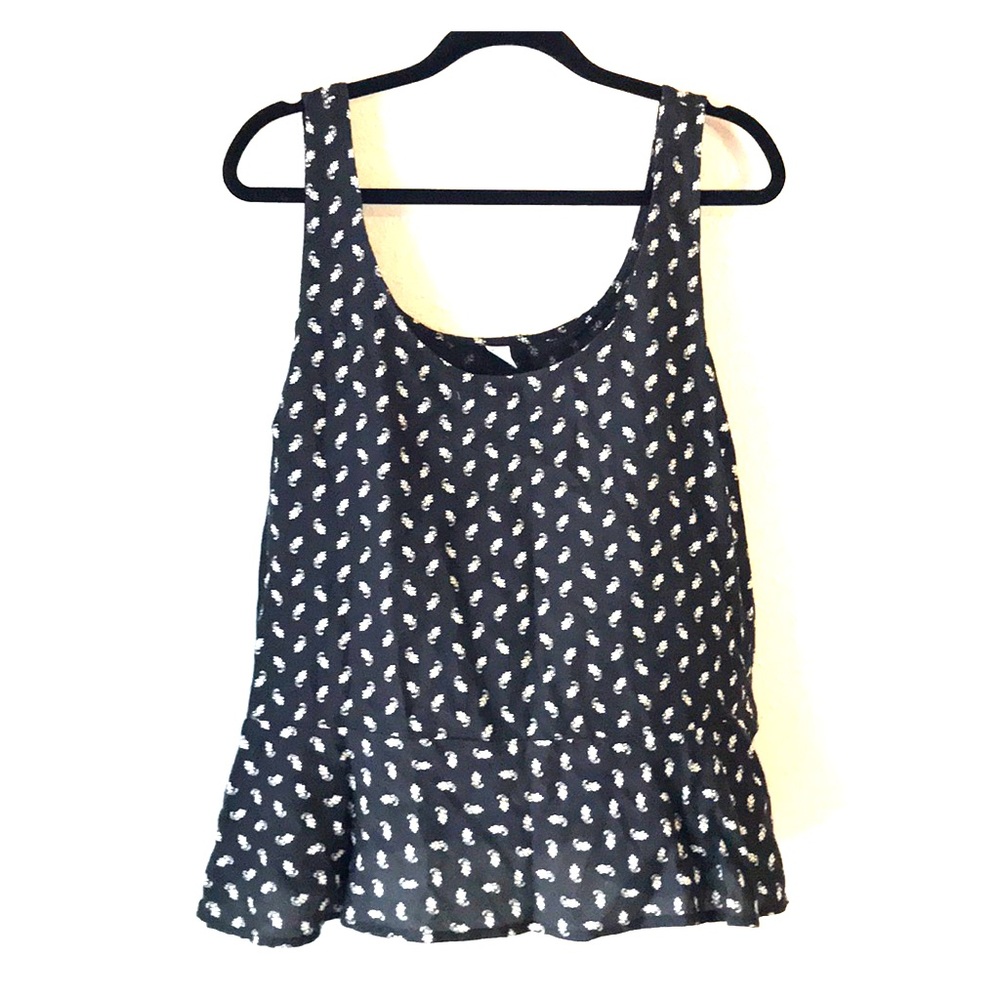 Peplum tank